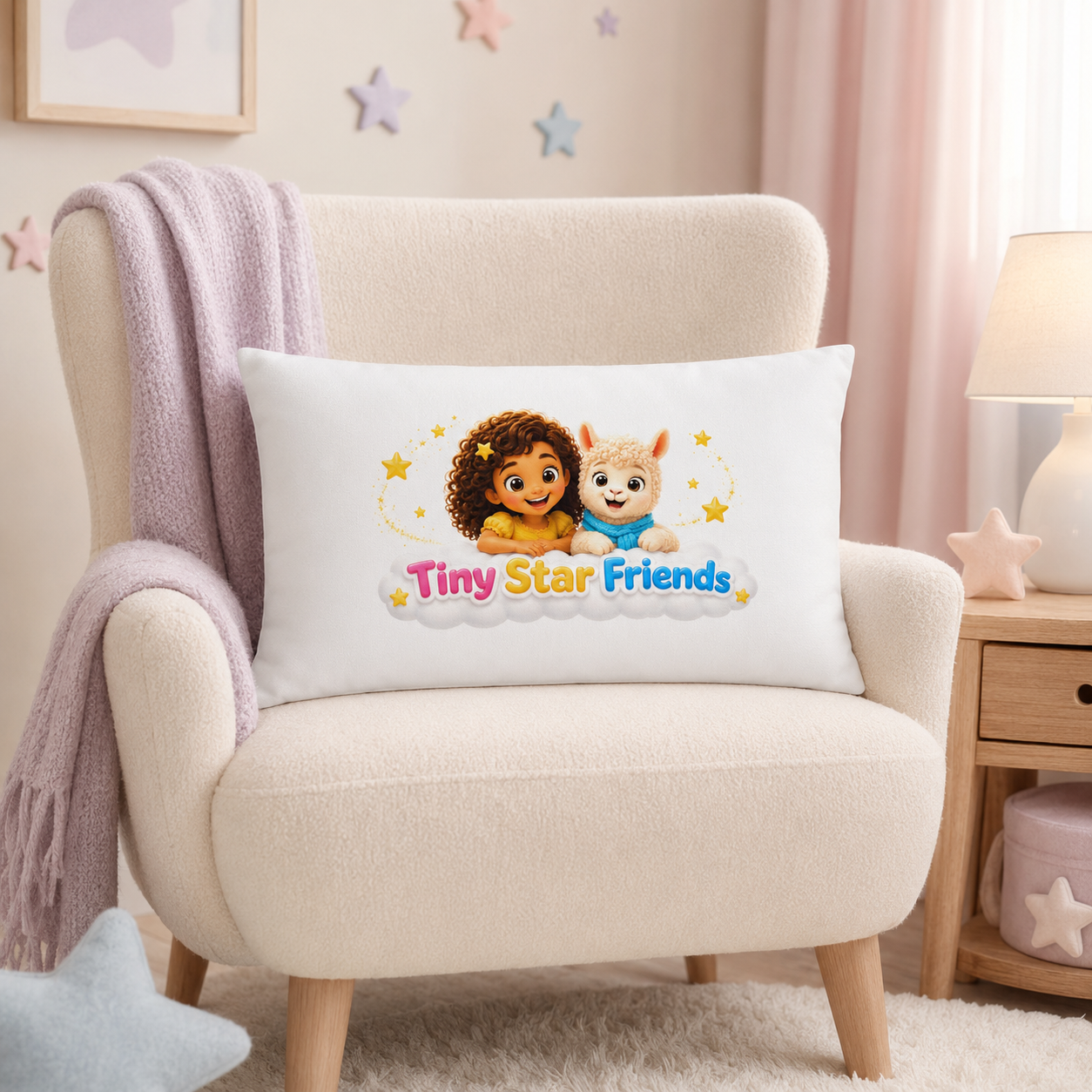 Tiny Star Friends™ Snuggle Pillow – Lumi & Lala