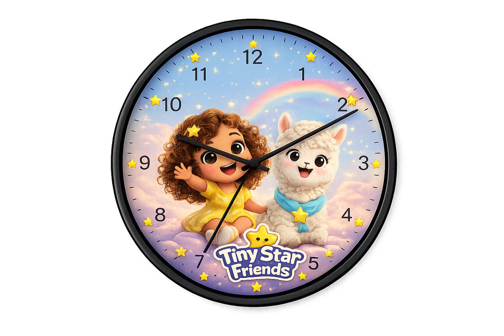 Tiny Star Friends™ Dream Wandklok – Lumi & Lala