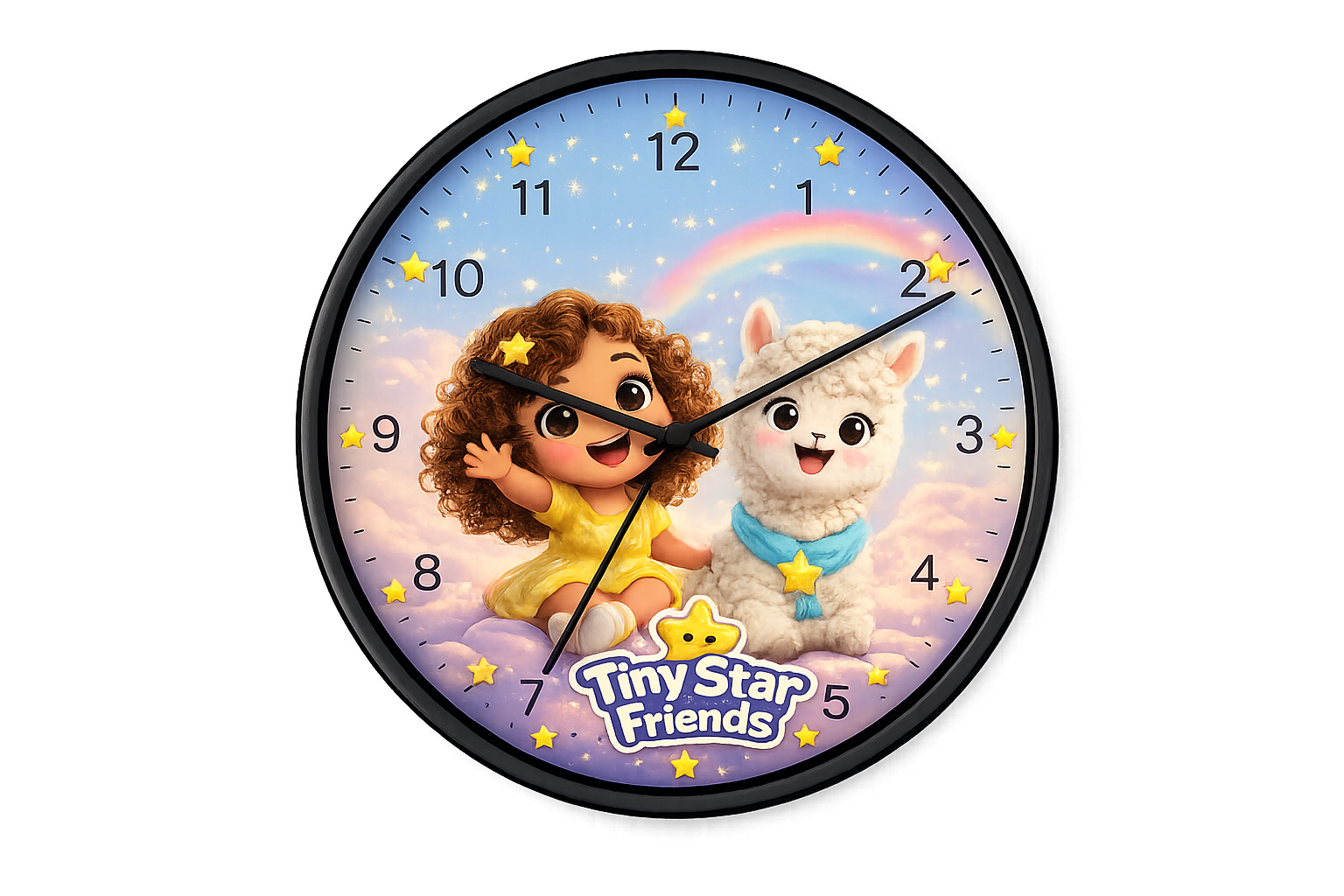 Tiny Star Friends™ Dream Wall Clock ⭐