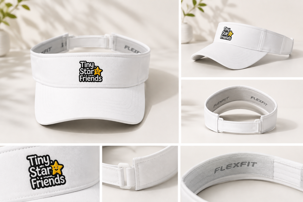 Tiny Star Friends™ Zonnig Avontuur Geborduurde Klep