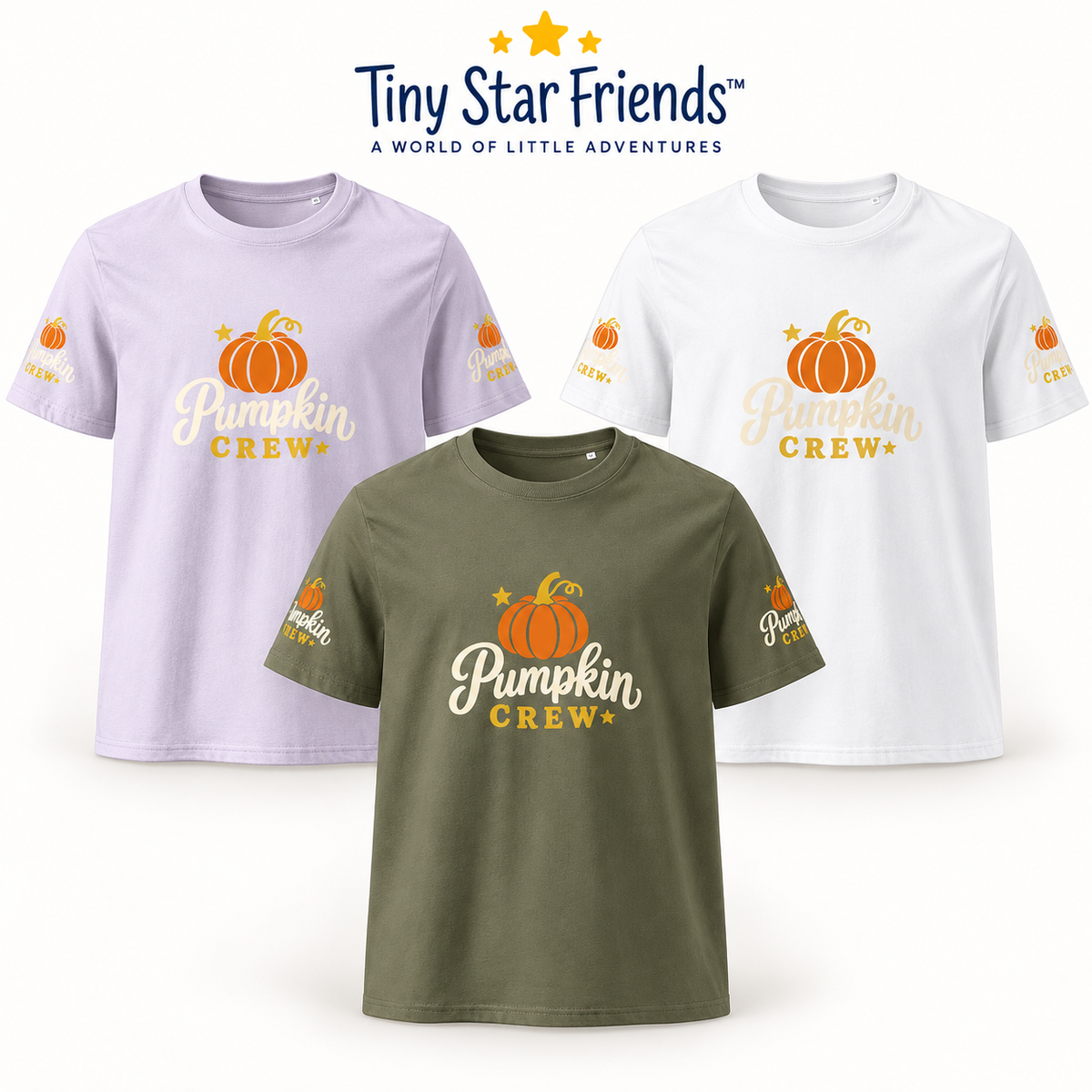 The Official Pumpkin Crew Kids’ Classic T-Shirt | Tiny Star Friends™