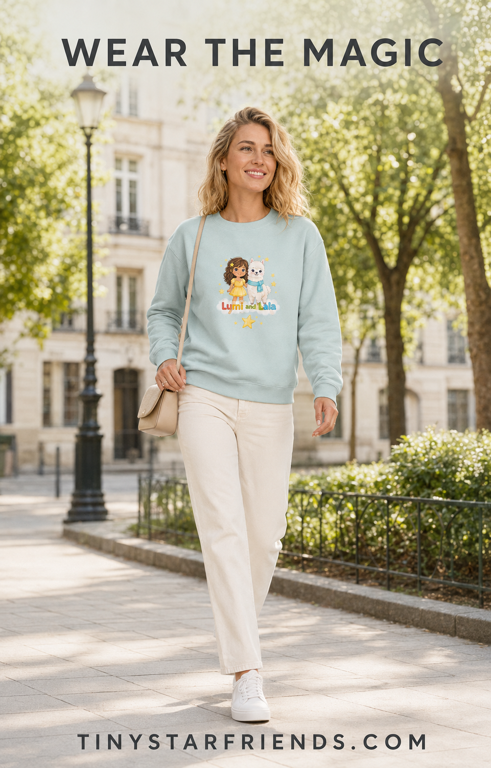 Tiny Star Friends™ Shine Together Premium Unisex Sweatshirt – Lumi & Lala