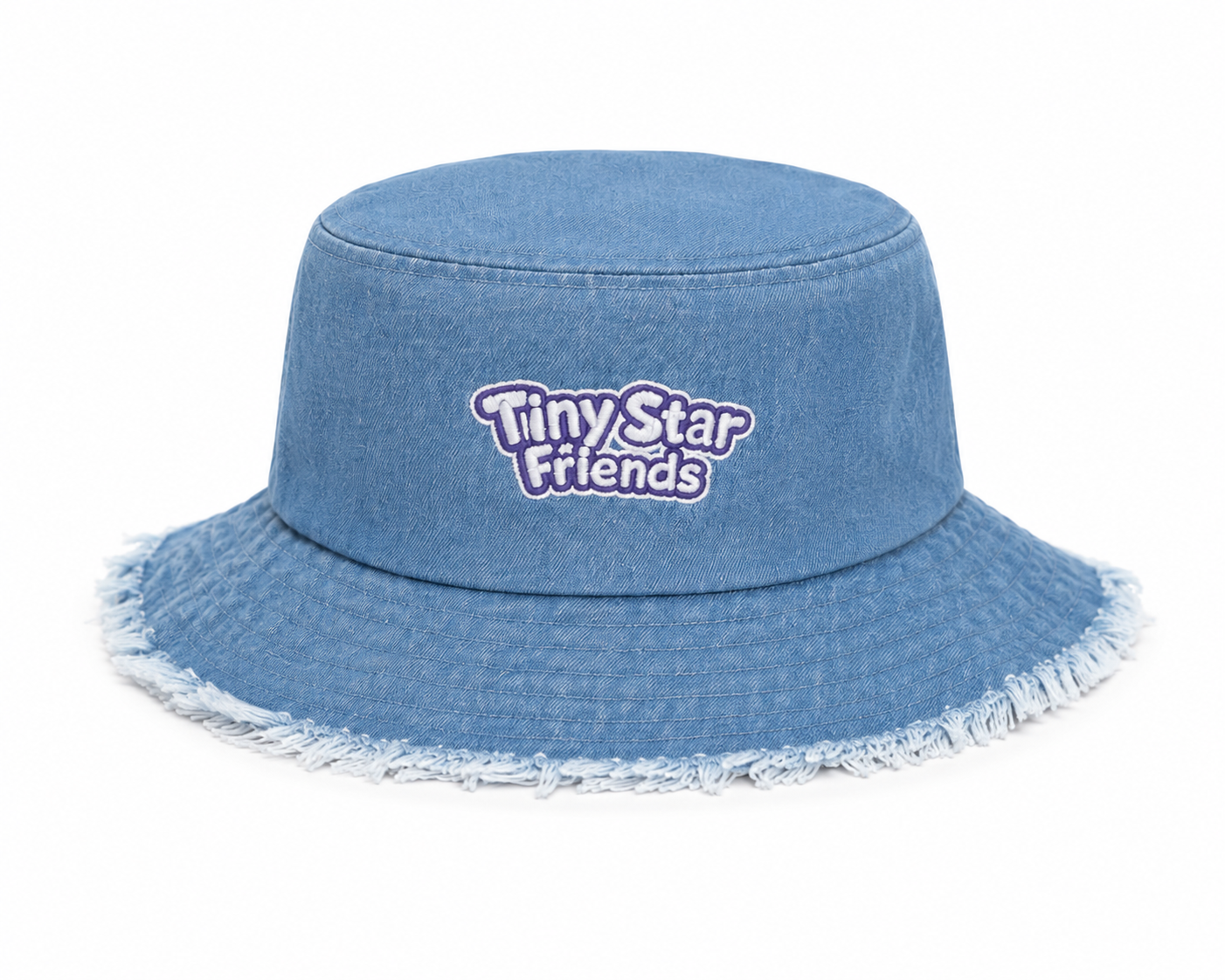 Tiny Star Friends™ Distressed Denim Bucket Hat