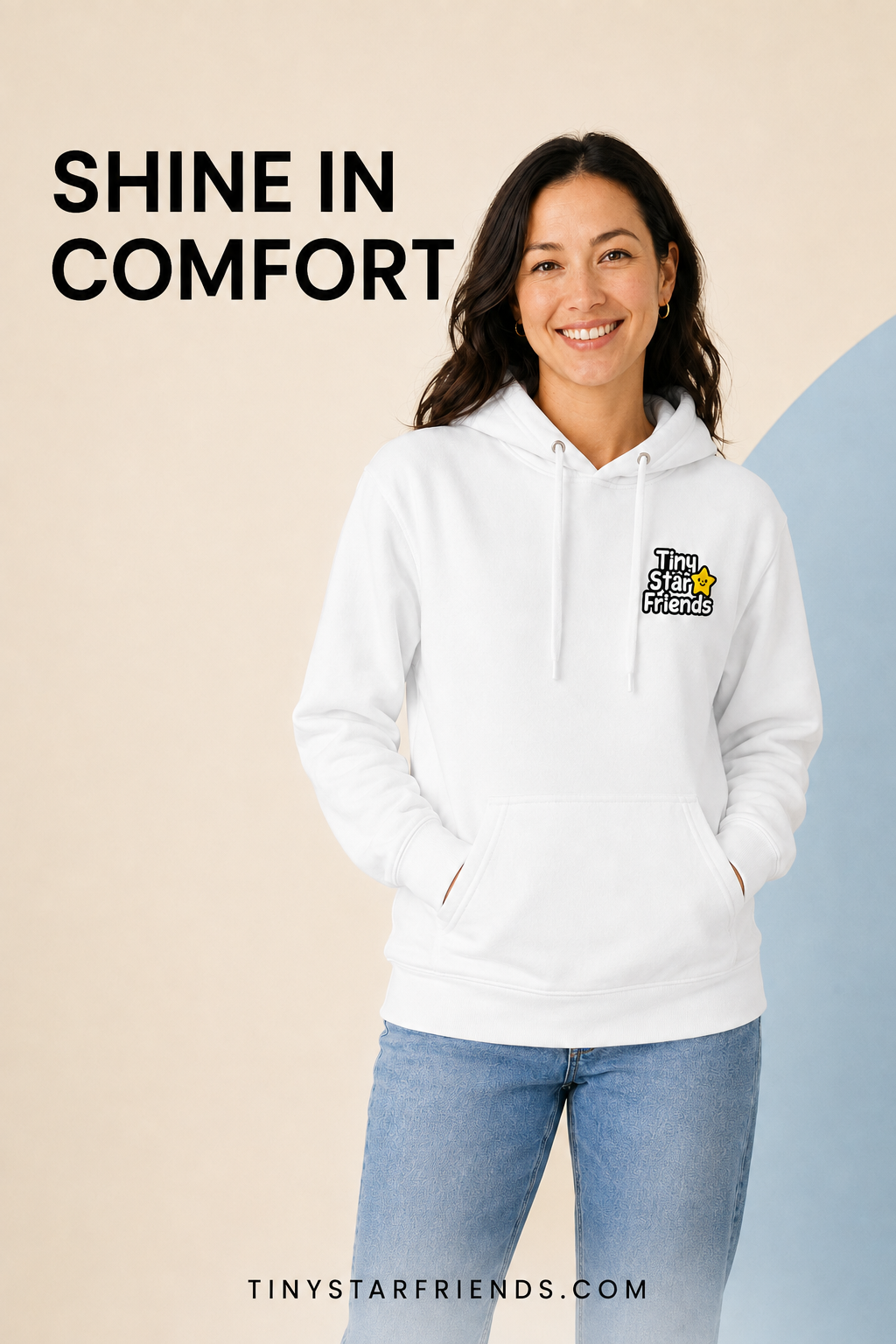 Tiny Star Friends™ Signature Star Logo Premium Unisex Hoodie