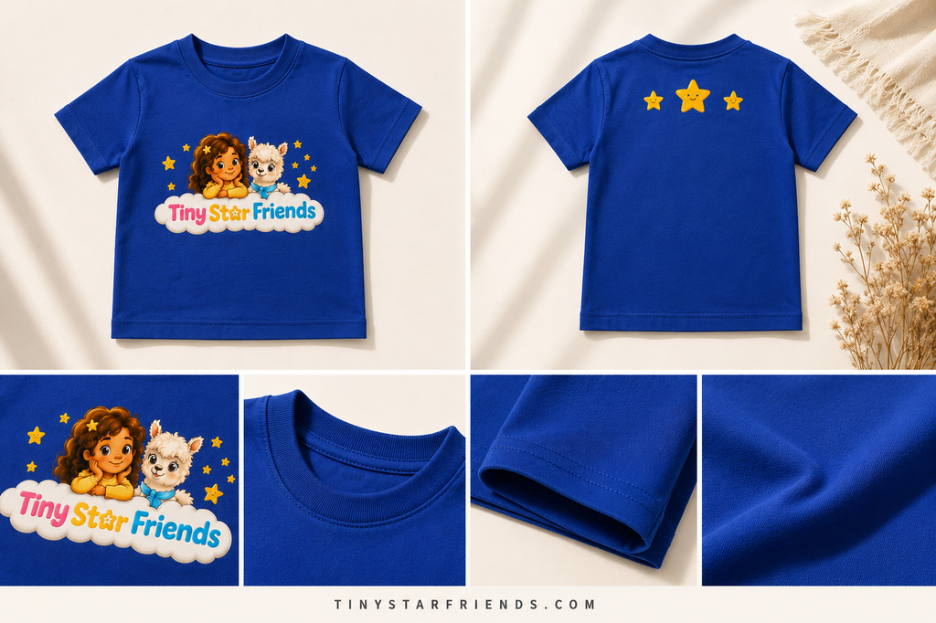 Tiny Star Friends™ Lumi & Lala Baby Jersey T-shirt