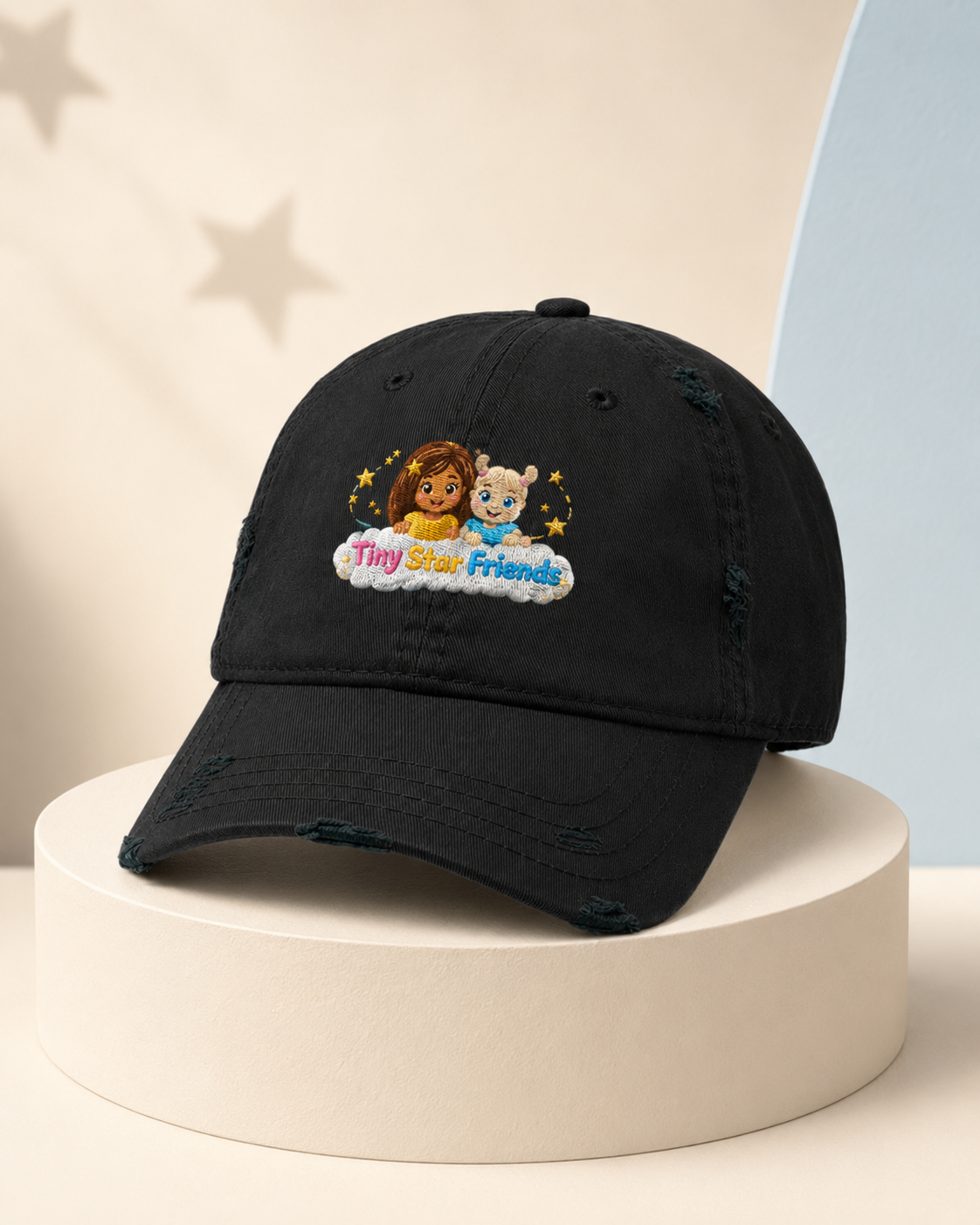 Tiny Star Friends™ Lumi & Lala Distressed Dad Hat