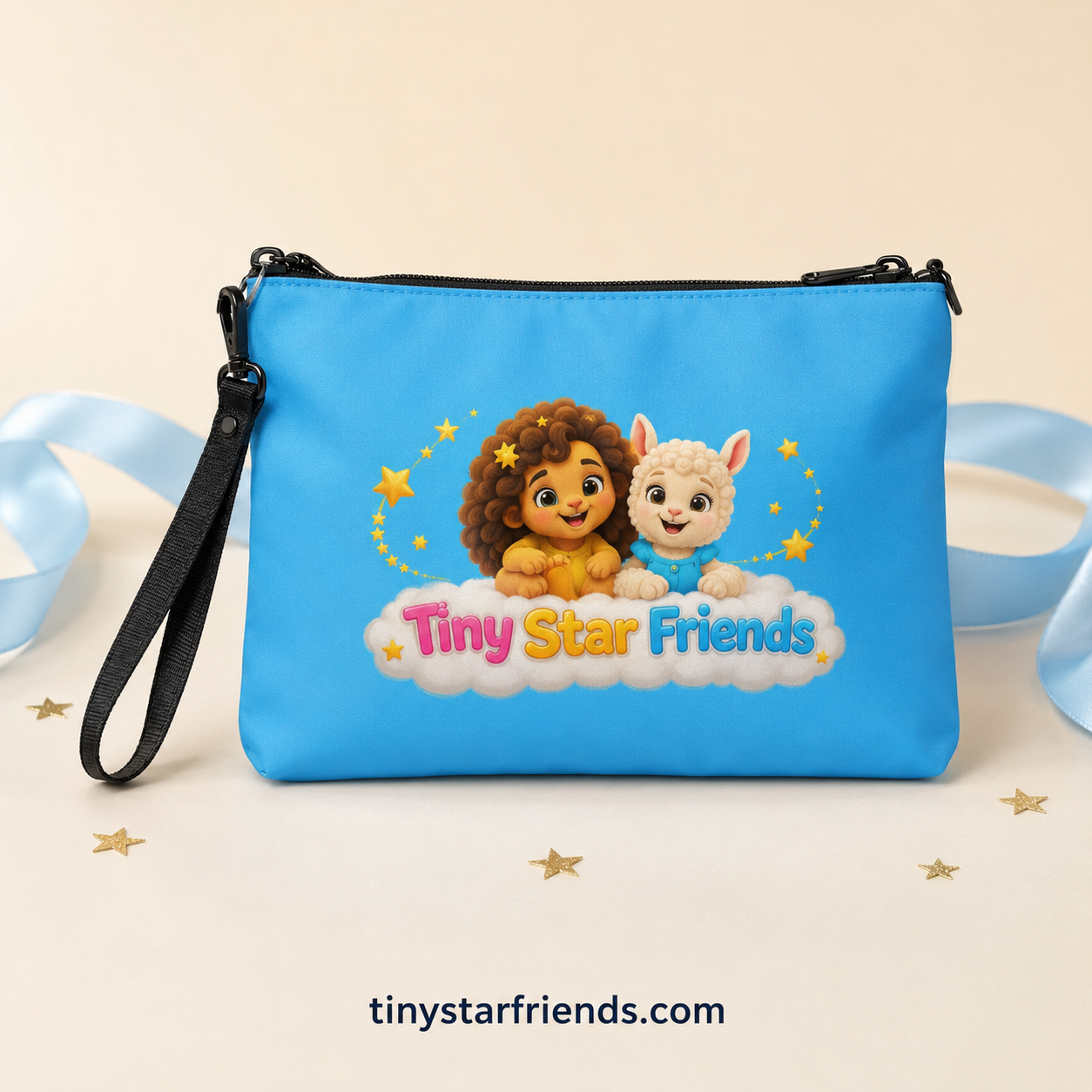 Tiny Star Friends™ Blue Sky Crossbody Bag – Lumi & Lala