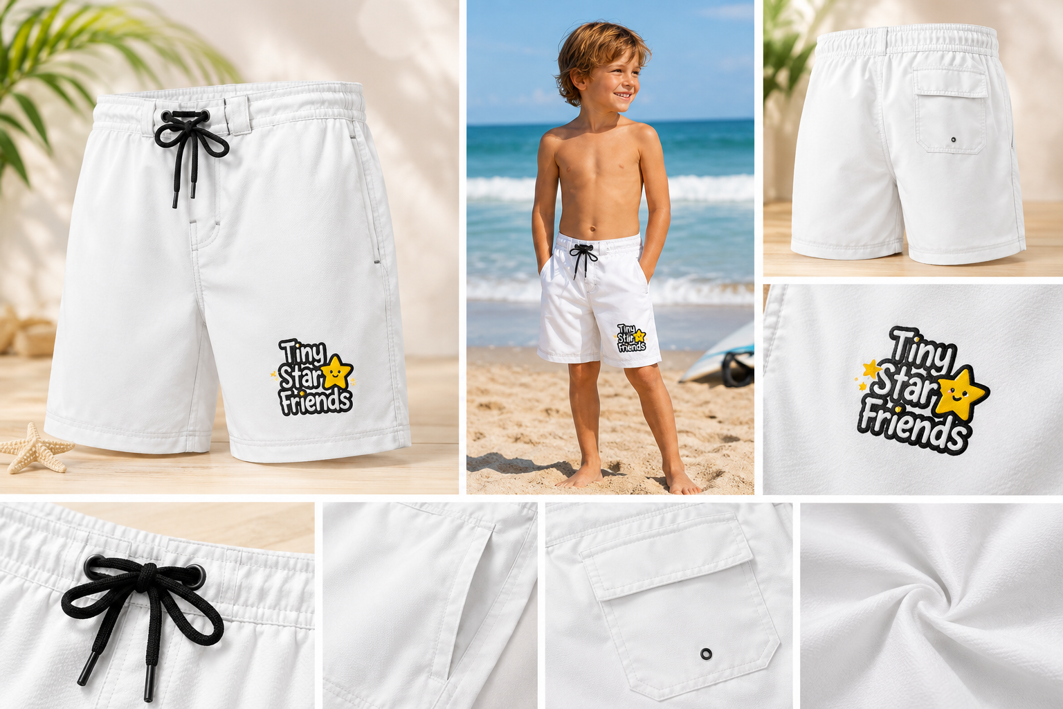 Tiny Star Friends™ Summer Adventure Board Shorts