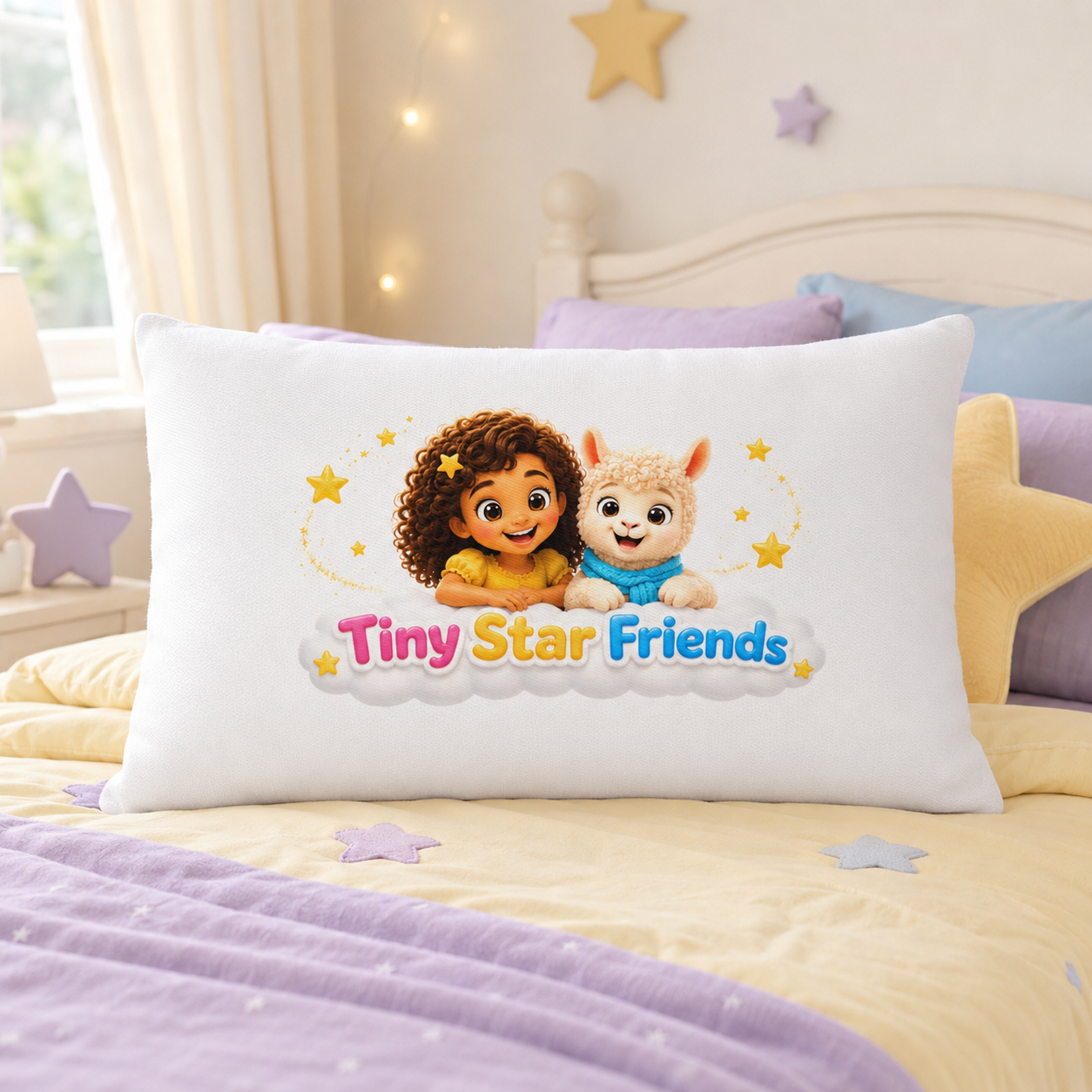 Tiny Star Friends™ Snuggle Pillow – Lumi & Lala
