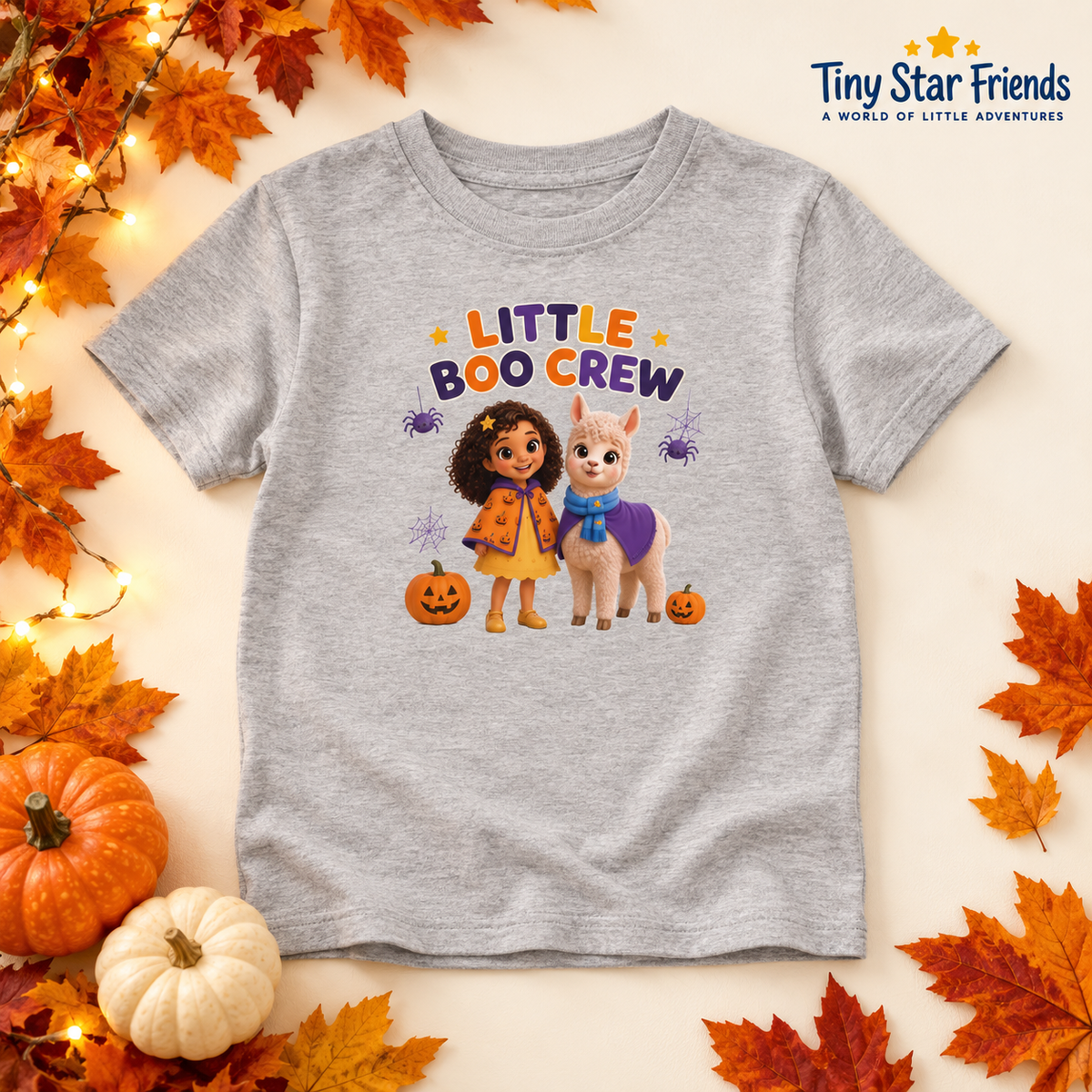 Little Boo Crew Toddler Halloween T-Shirt | Tiny Star Friends™
