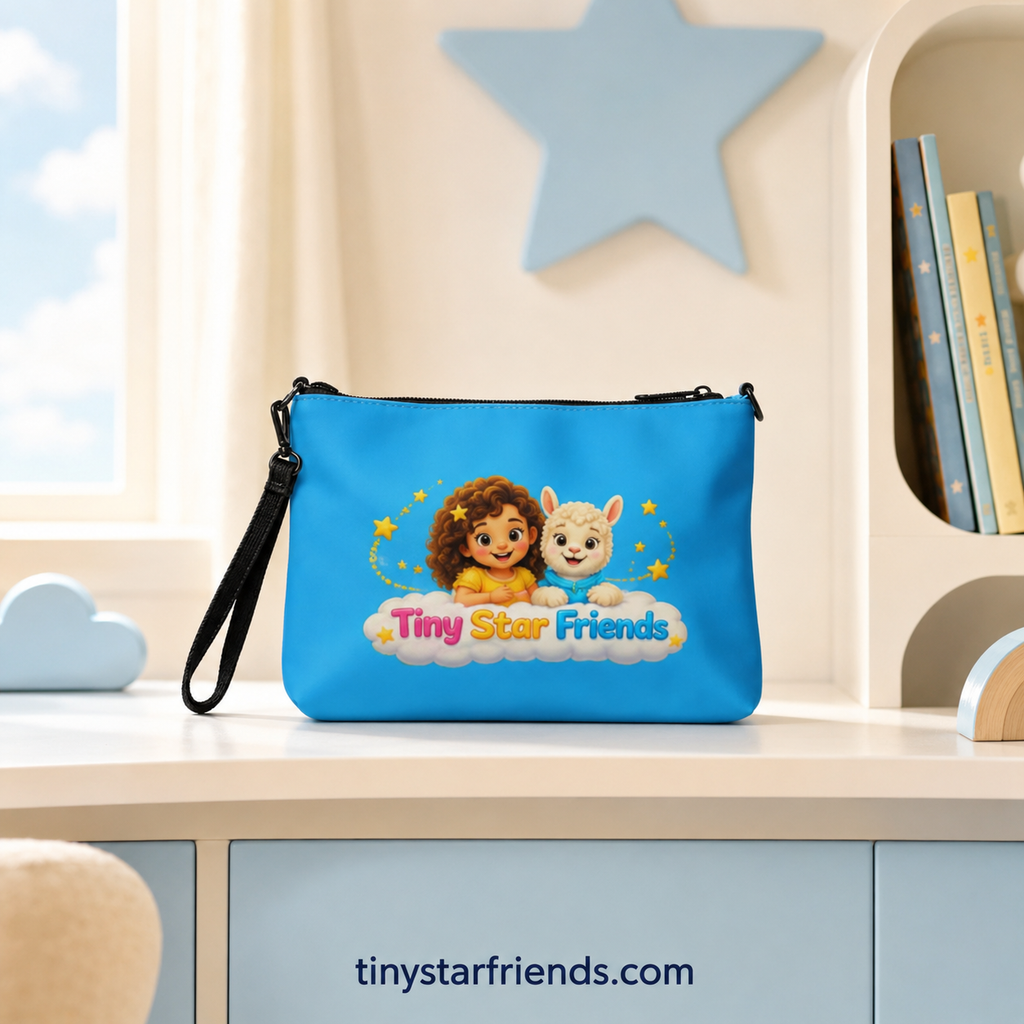 Tiny Star Friends™ Blue Sky Crossbody Bag – Lumi & Lala