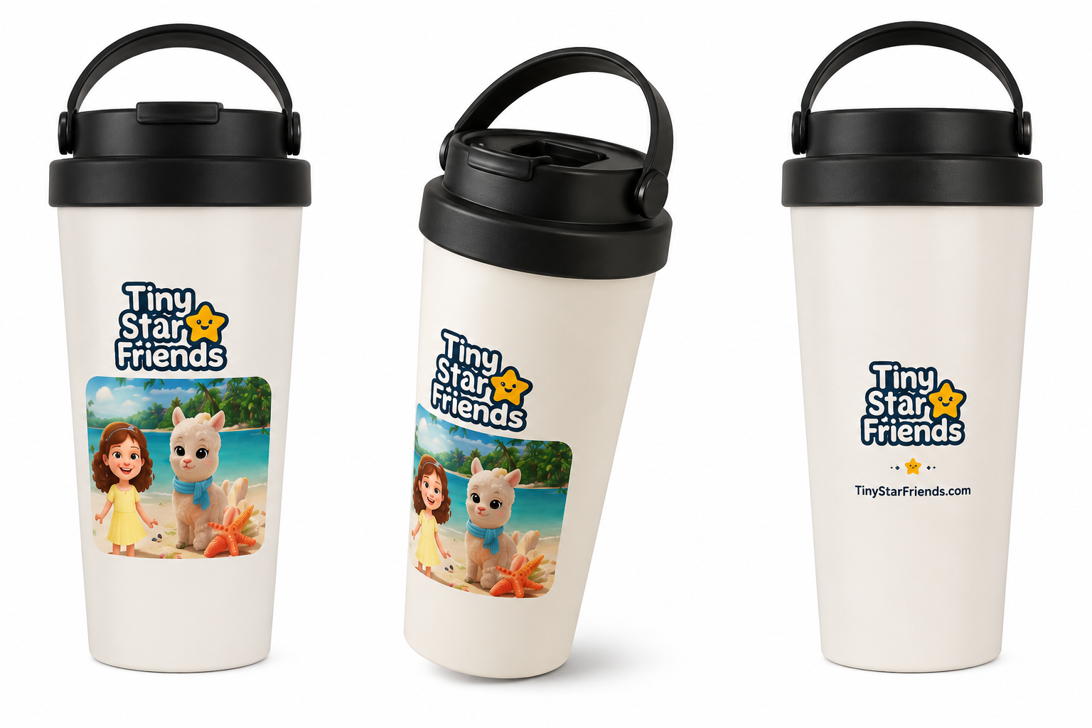 Tiny Star Friends™ 15oz Stainless Steel Travel Mug