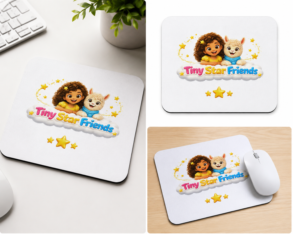 Tiny Star Friends™ Premium Mouse Pad – Lumi & Lala