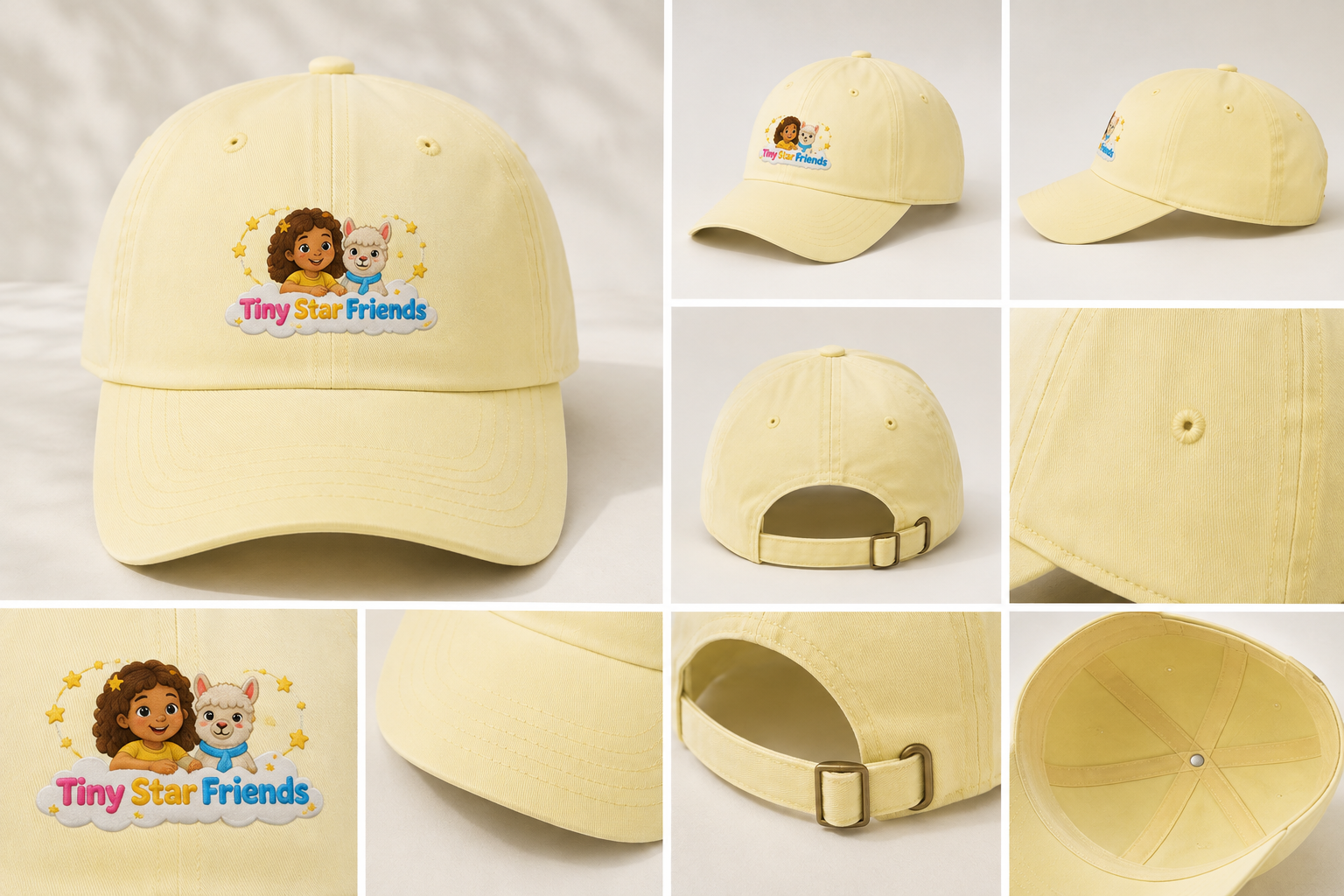 Tiny Star Friends™ Lumi & Lala Pastel Baseball Hat